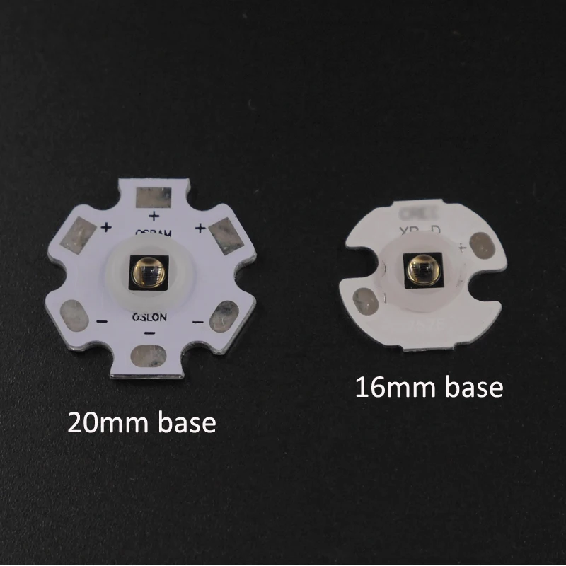 Osram IR 850nm 5 Вт SFH 4715AS IR 940nm 5 Вт SFH 4725AS светодиодный излучатель алюминиевая пластина+ 17 мм 4* AMC7135 1400 мАч 1 Режим драйвер платы