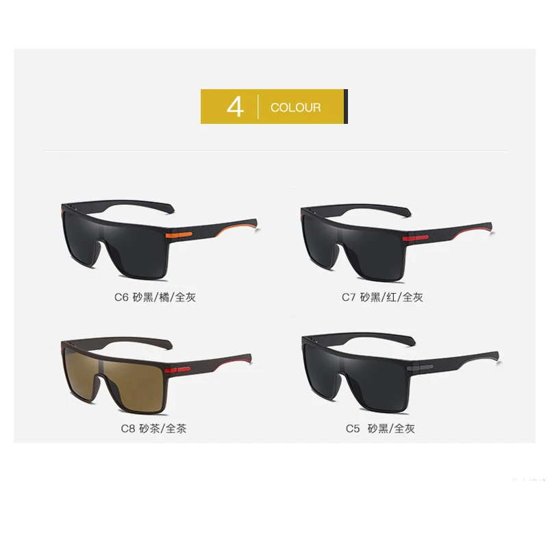 Классические мужские поляризованные солнцезащитные очки фирменные