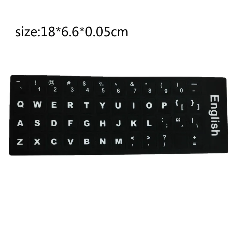 10 дюймов русская клавиатура Стикеры s для Тетрадь настольный компьютер крышка