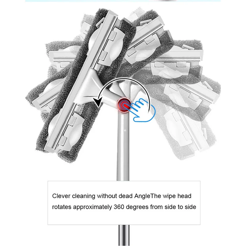 Швабра для мытья окон швабра со стеклом с вращающейся головкой силиконовая щетка