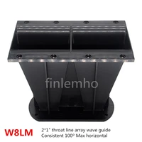 w8lm line array speaker tweeter horn 2x1 throat treble car hifi home theater for 8 inch box professional audio public address