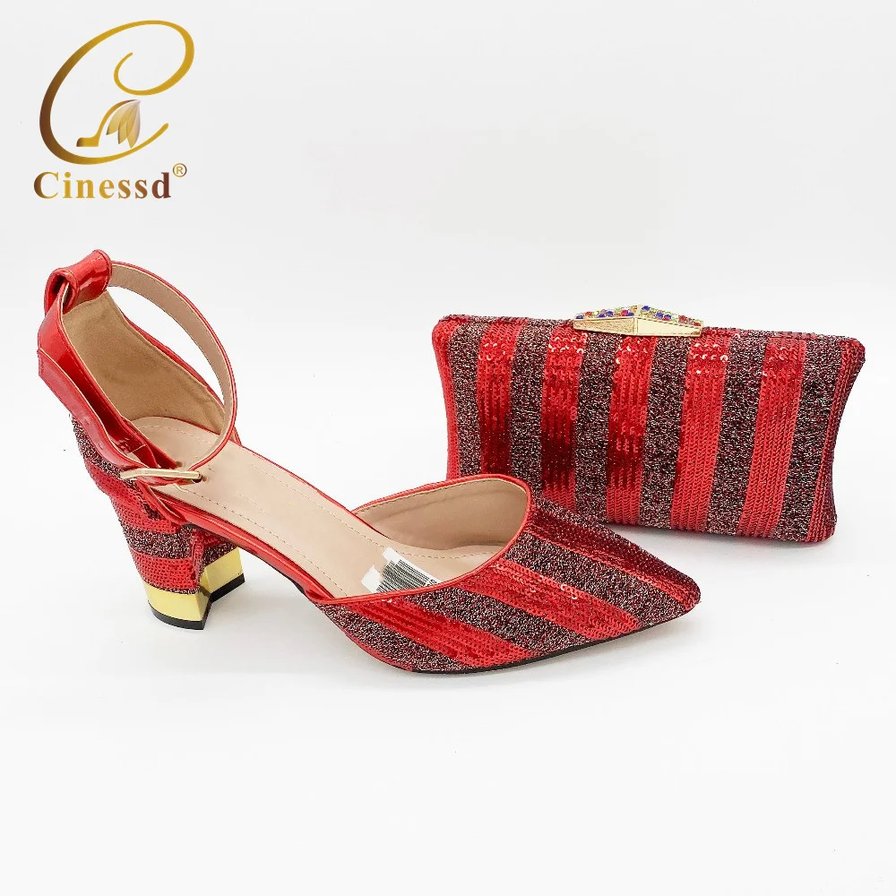 

В нигерийском стиле 2021 Lastest в итальянском стиле красного цвета Специальный цветок Стиль украшения Благородный вечерние женские свадебные т...