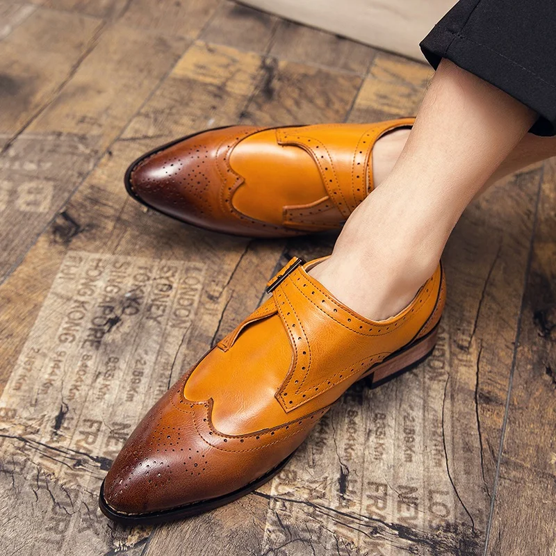 

Leather Oxford Shoes Black Leather Shoes Men Formal Dress Old Skool Fashion Men's For Brown Casual Moccasins Italian Lather