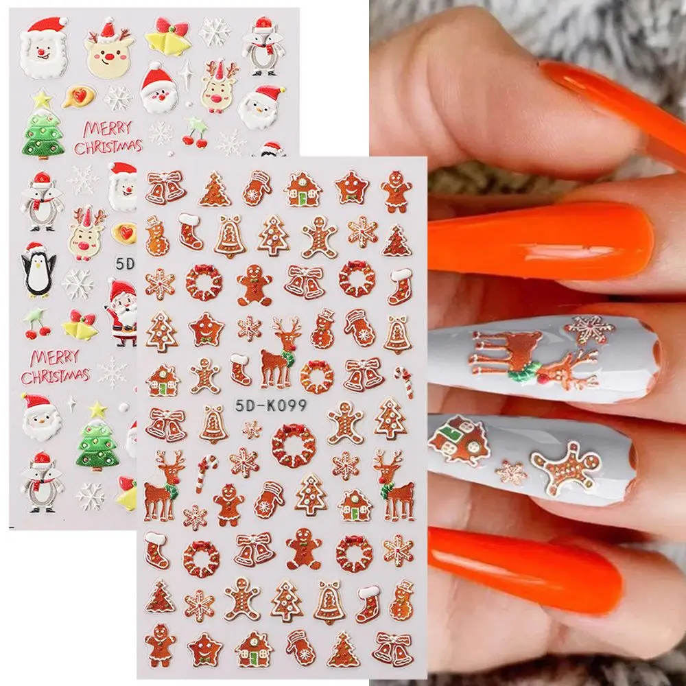 Маникюр Сделай Сам имбирный человеческий дизайн ногтей украшение птица снежинки