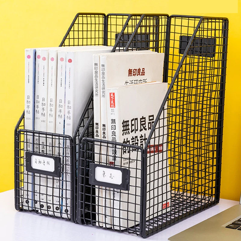 Железный ящик для хранения в стиле ретро настольный органайзер книг и магазинов