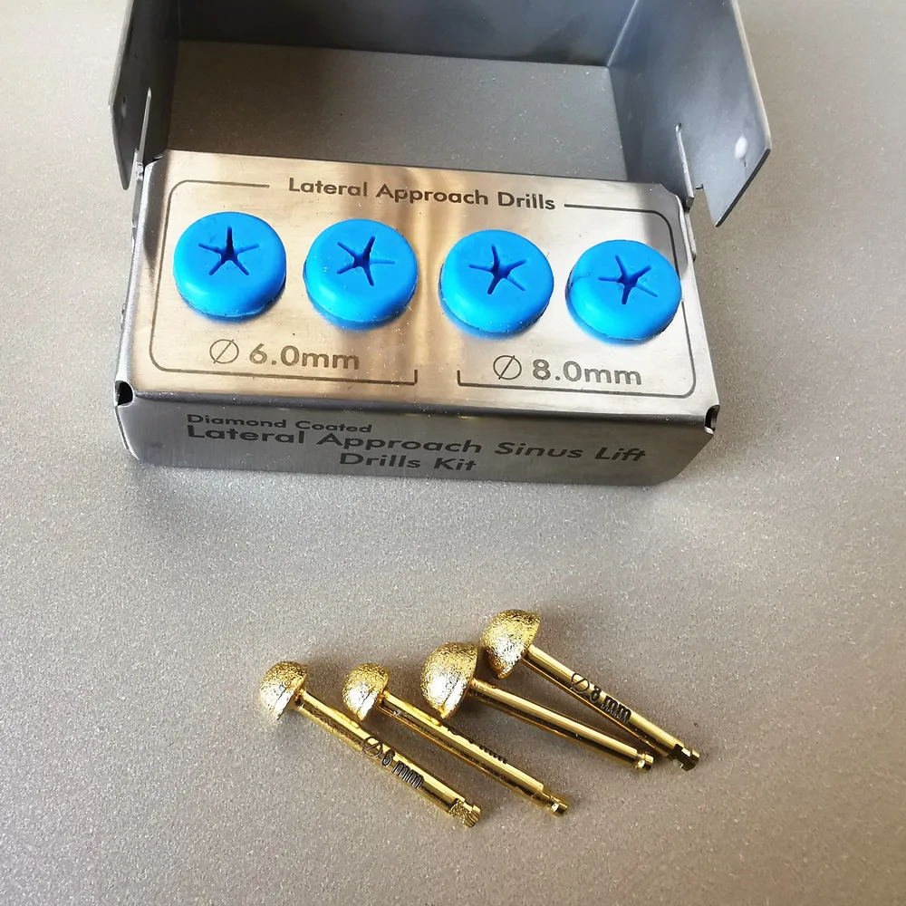 4 шт./компл. стоматологический боковой подъем Sinus Lift мембрана с алмазным покрытием