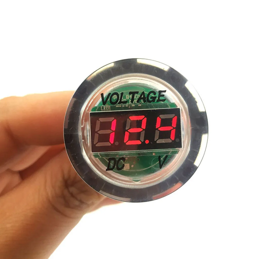 Цифровой вольтметр со светодиодный ным дисплеем измеритель напряжения для