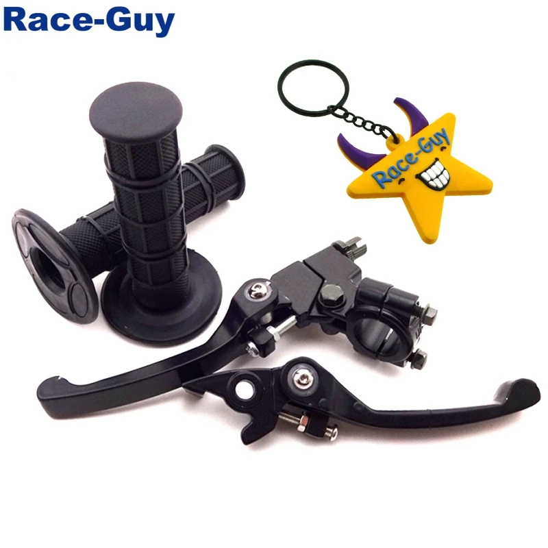 Черный складной рычаг тормоза и рукоятка дроссельной заслонки для китайского
