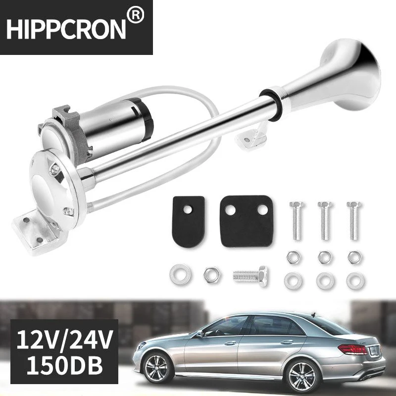 Воздушный гудок 150 дБ 12 В супер громкий компрессор с одной трубой полный комплект