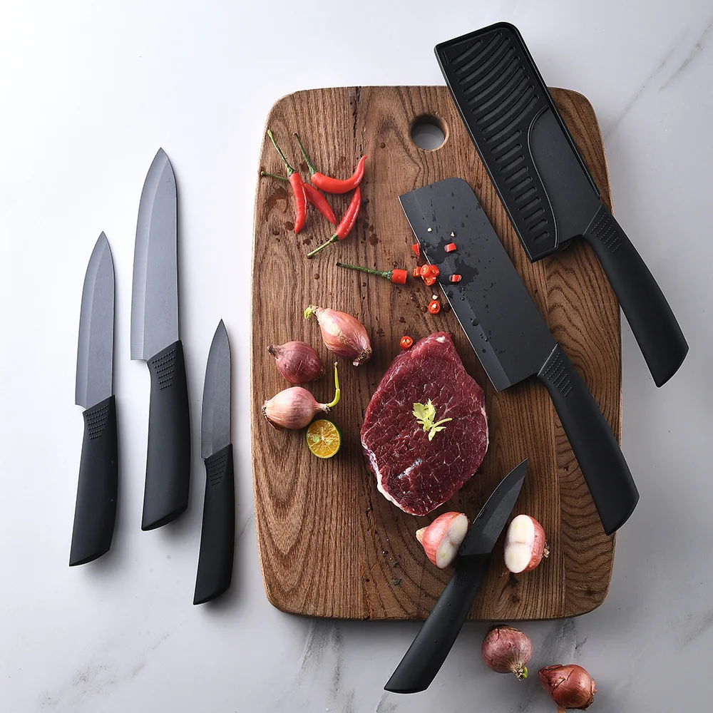 6 дюймовый черный керамический нож кухонная утварь керамическая посуда для