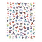 Наклейка для ногтей с героями мультфильмов Disney, Микки Маус, Дональд Дак, слайдер для ногтей, Русалка, 1 шт.