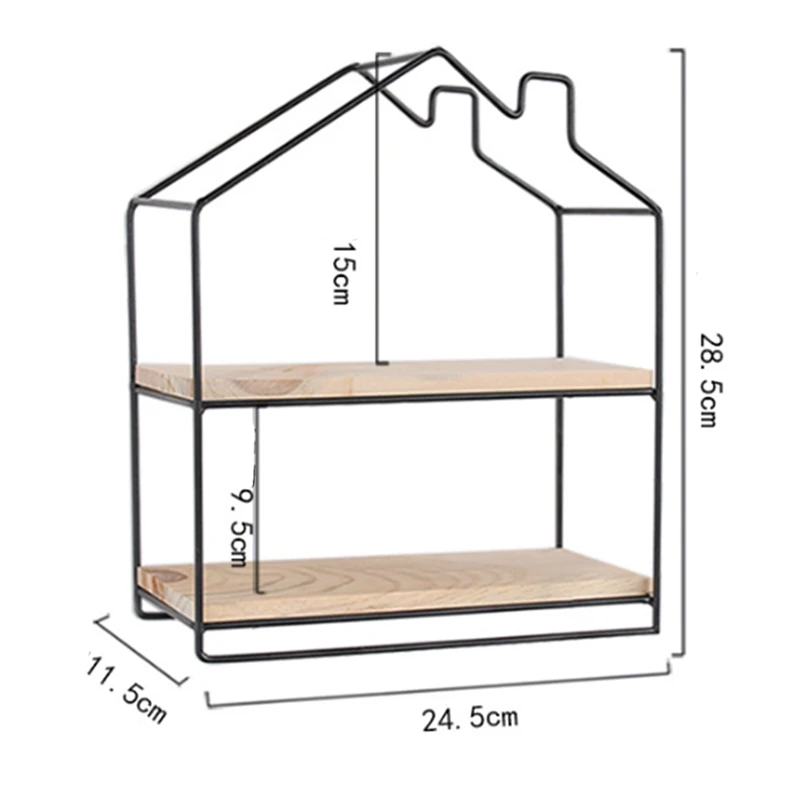 Скандинавская простая современная домашняя настенная декоративная полка для