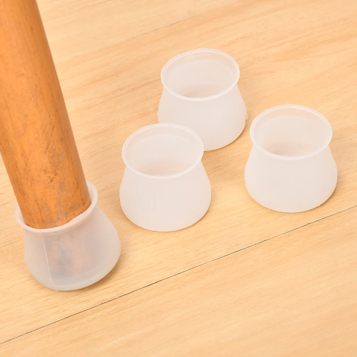

New Furniture Silicone Protective Cover Table Foot Cover Anti-slip Foot Pads Leg Caps Floor Protection Table Round Feet Covers