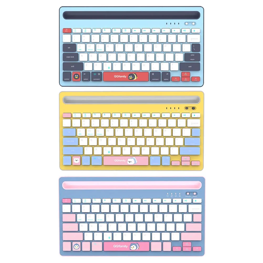 

Портативная ультратонкая компьютерная клавиатура VODOOL QK300, 78 клавиш,