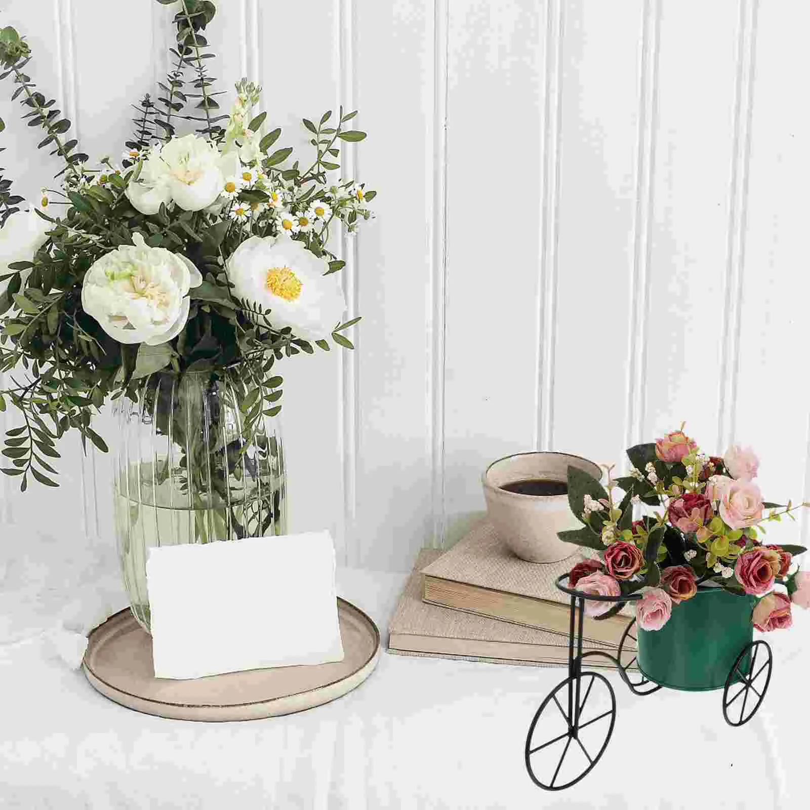 

Creative Bike Shape Flower Rack Creative Flower Pot Iron Bike Pen Holder