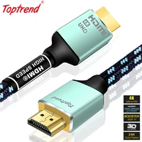 toptrend 4k high speed hdmi cable cl3 rated spc hdmi 2 0 cord supports 1080p 3d 2160p 4k uhd hdr for hdtvdvdps4xboxapple tv