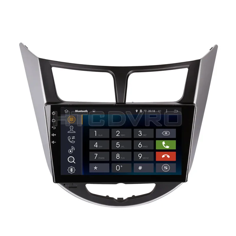 Автомобильный DVD-плеер YMODVHT 9 дюймов Восьмиядерный 4 Гб + 32 ГБ Android 0 для Hyundai