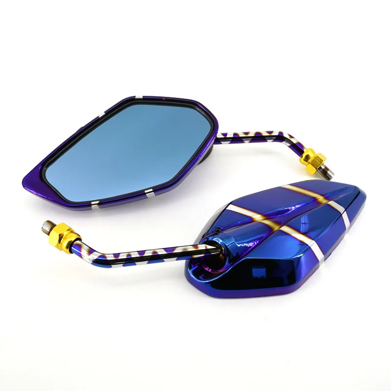 Аксессуары для мотоциклов из нержавеющей стали Горящее титановое зеркало