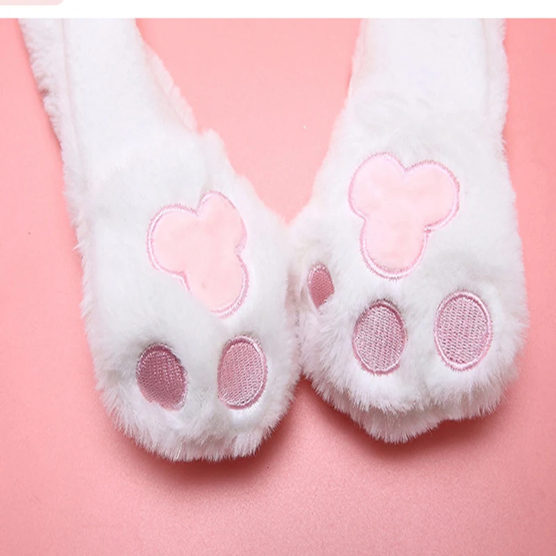 Мультяшные шляпы с подвижными ушками милый Игрушечный Кролик шапка подушкой