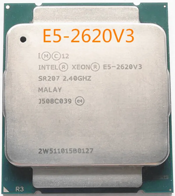 E5 2620V3 оригинальный процессор Intel Xeon CPU 6 CORE 2 40 ГГц 15 Мб FCLGA2011 V3 85 Вт 22 нм|intel xeon|e5-2620