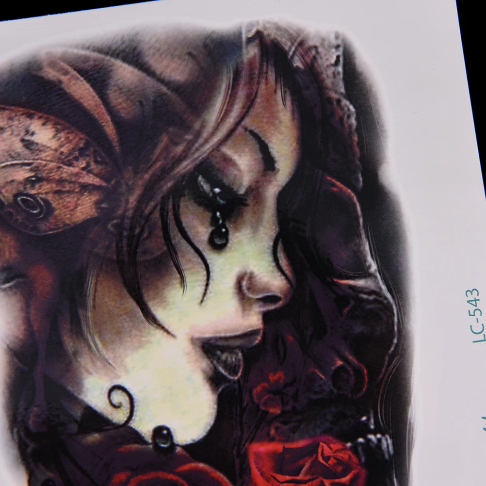 

Одноразовые Мужские, женские боди-арт, мужские боди-арт, рукава, временная красота, девушка, татуировки, наклейки, Поддельные временное тату ...