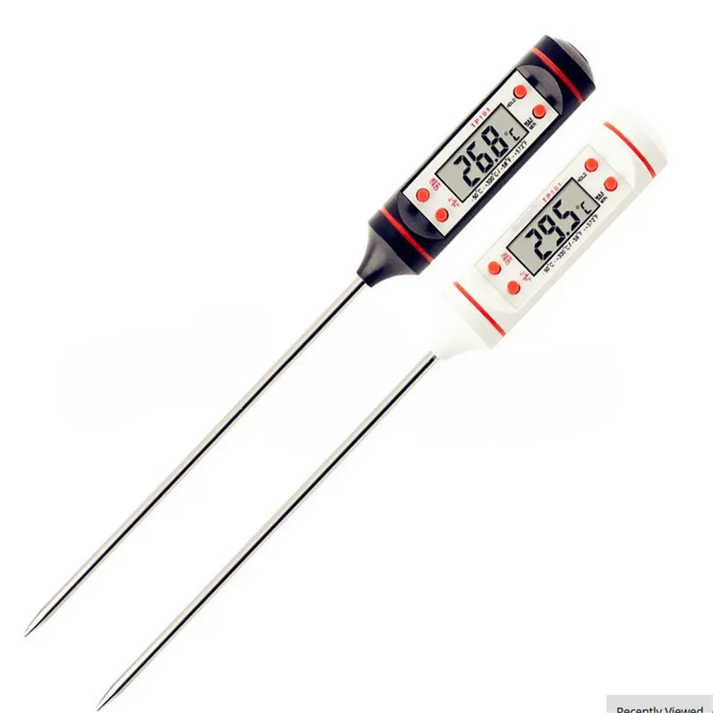 

Food pen thermometer probe electronic digital display liquid baked baking oil thermometer