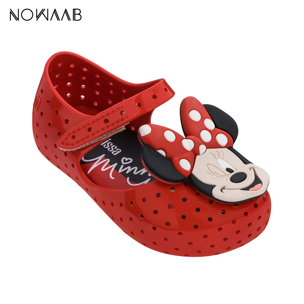 Детские Нескользящие сандалии для девочек с мультяшным принтом | Детская одежда