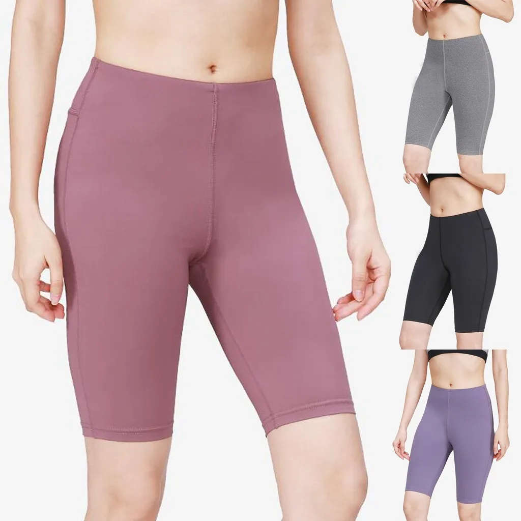 

Leggings Sport Women Fitness Tight Elastic Quick Drying Leeging Five Point Pants Gym Leggings &D