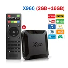 ТВ-приставка android x96q, Android 10,0, ТВ-приставка ip Tv box x96 q, 1 ГБ, 8 ГБ, 2 ГБ, 16 ГБ, смарт-ip ТВ-приставка Allwinner H313, ТВ-приставка, медиаплеер