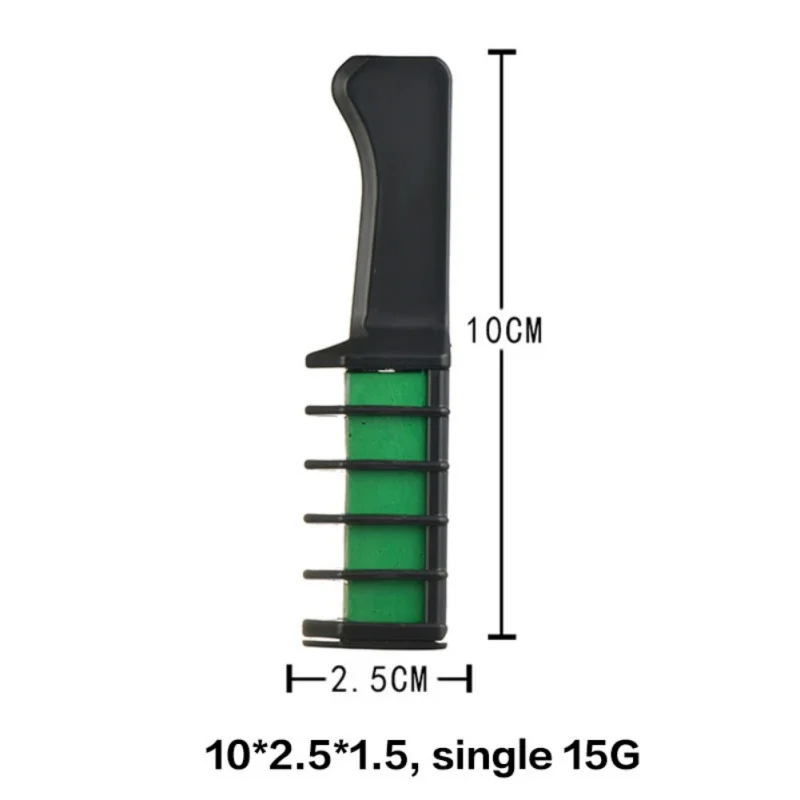 6 цветов Доступные личные Применение мелки для волос цвет краситель гребень