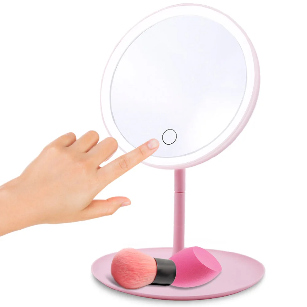 Зеркало для макияжа со светодиодной подсветкой|Зеркала макияжа| |
