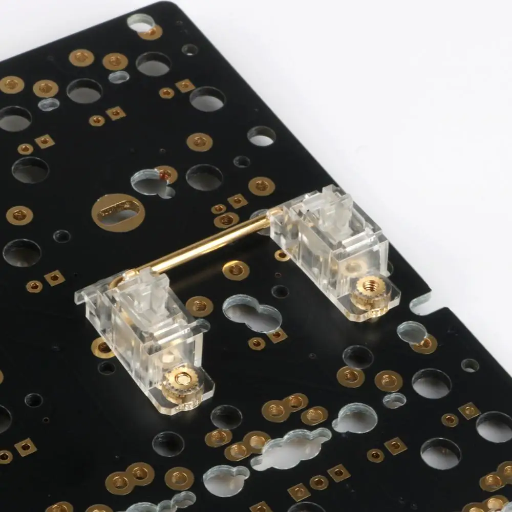 

Gold Plated Pcb Screw Stabilizer Plate Mechanical Keyboard Mounted Key Plate