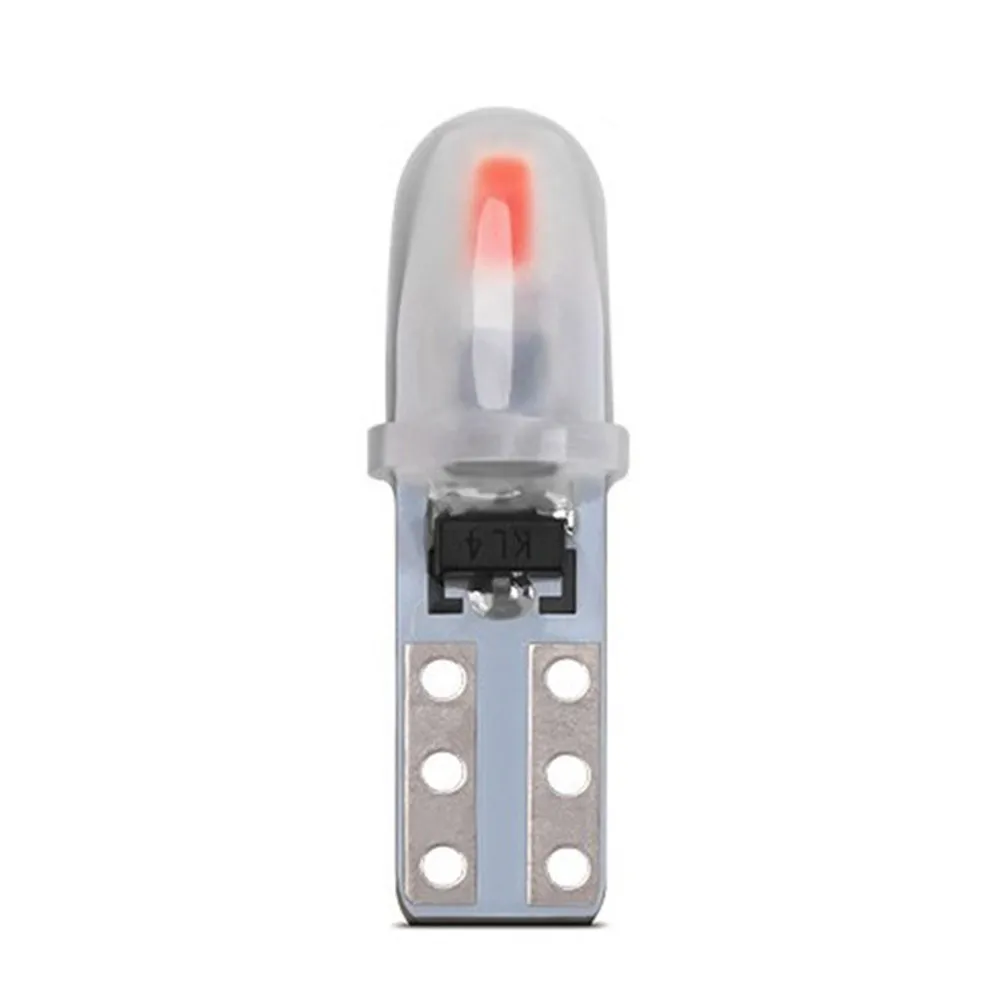

10 шт., Автомобильные светодиодные лампы T5 2-3014smd