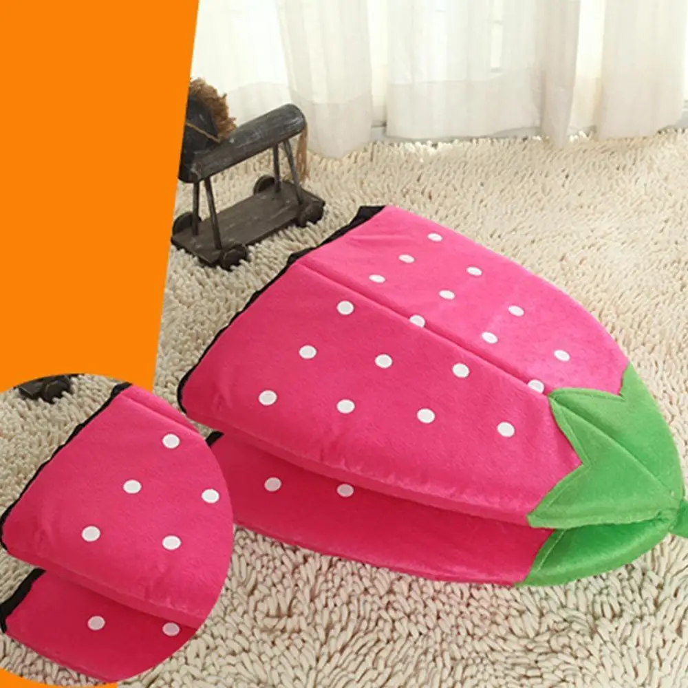 

1pcs Red House Nest Small Pet Animal Guinea Pig Hamster Squirrel Nest Hedgehog Bed Winter Rat Warm Bed Rabbit House Chinchi I9W6