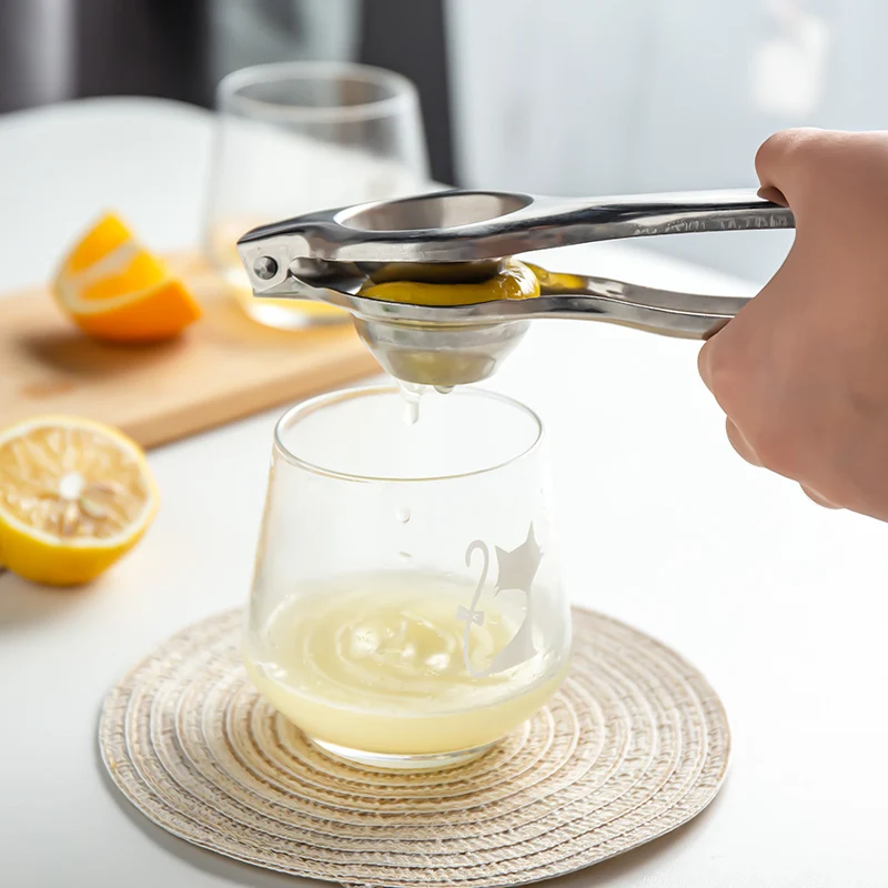 

Stainless Steel Lemon Fruits Squeezer Orange Hand Manual Juicer Kitchen Tools Lemon Juicer Orange Queezer Juice Fruit Pressing