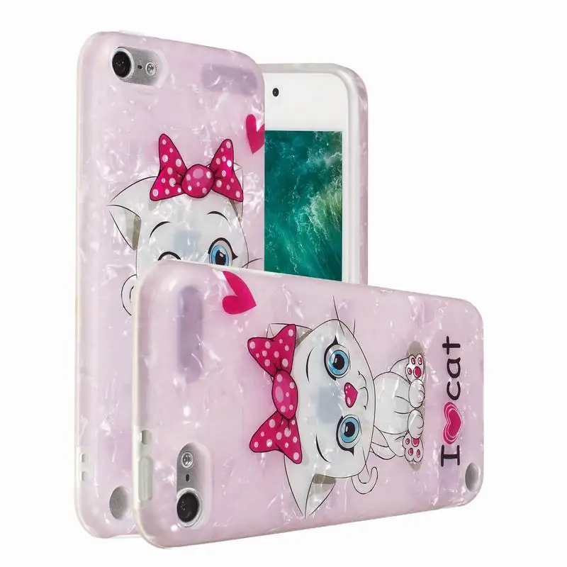 Модный чехол для ipod touch 5 6 5th 6th gen с изображением милого кота лягушки мягкий