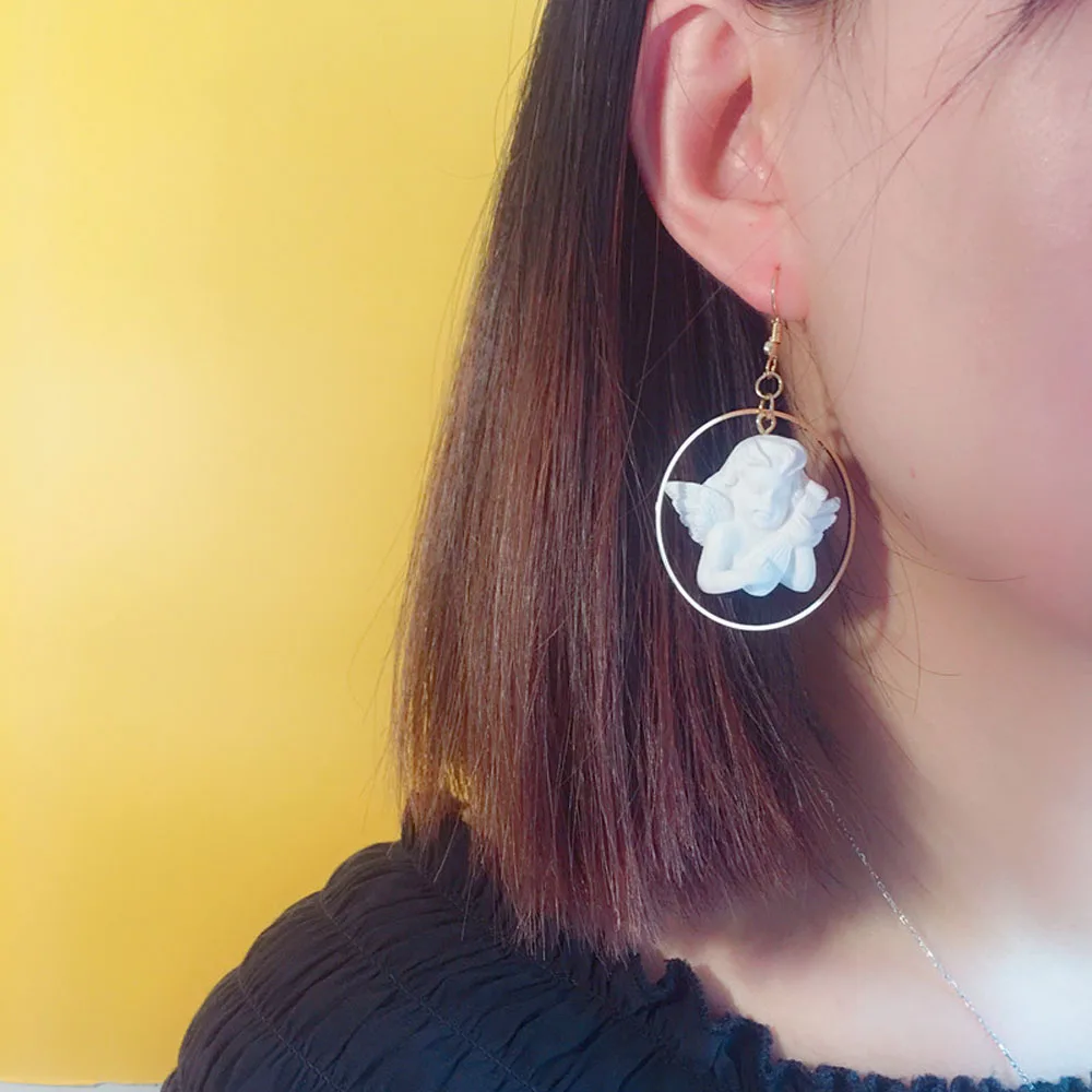 Женские серьги-подвески в стиле Харадзюку креативные милые серьги-капельки