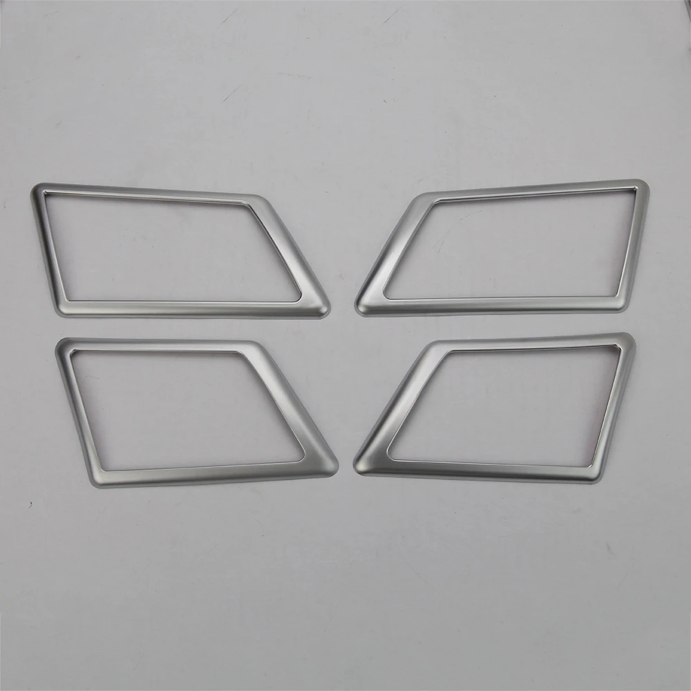

4 шт./компл. хромированная внутренняя дверная ручка автомобиля, декоративная рамка, накладка для Mercedes Benz GLK X204 GLK200 260 2009-2015, автомобильные аксессуары