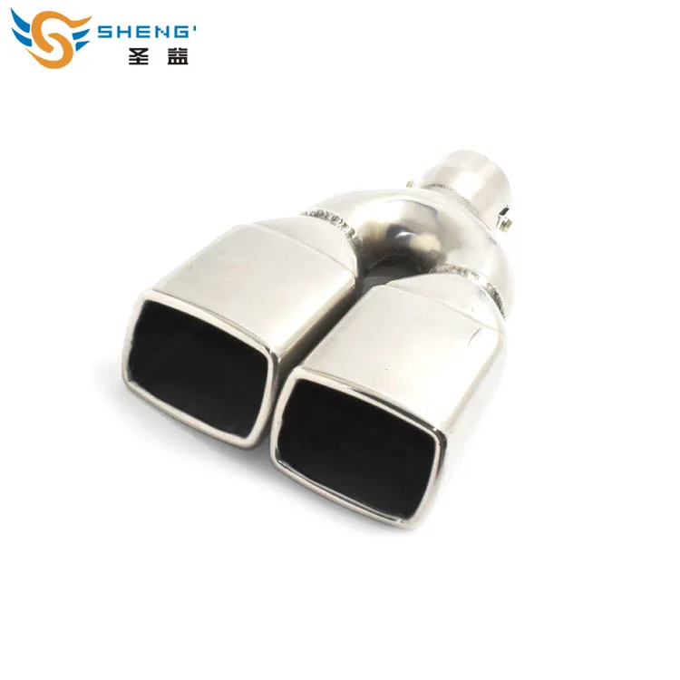Подходит для всех автомобилей! 1 шт. выхлопная труба из нержавеющей стали с