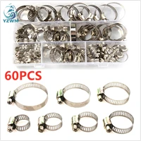 cross border special 60pcs clamp 304 stainless steel throat hoop small american communication hoop box package