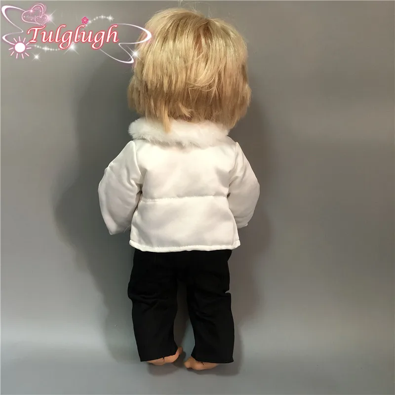 Белый пиджак подходит для куклы американская девушка одежда 18 дюймовые 43 см