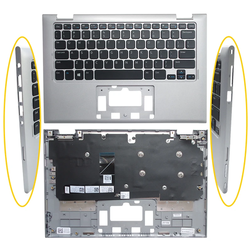 Чехол накладка для клавиатуры Dell 11 3000 3147 3148 P20T 3158 7130 верхний чехол|Сумки и чехлы