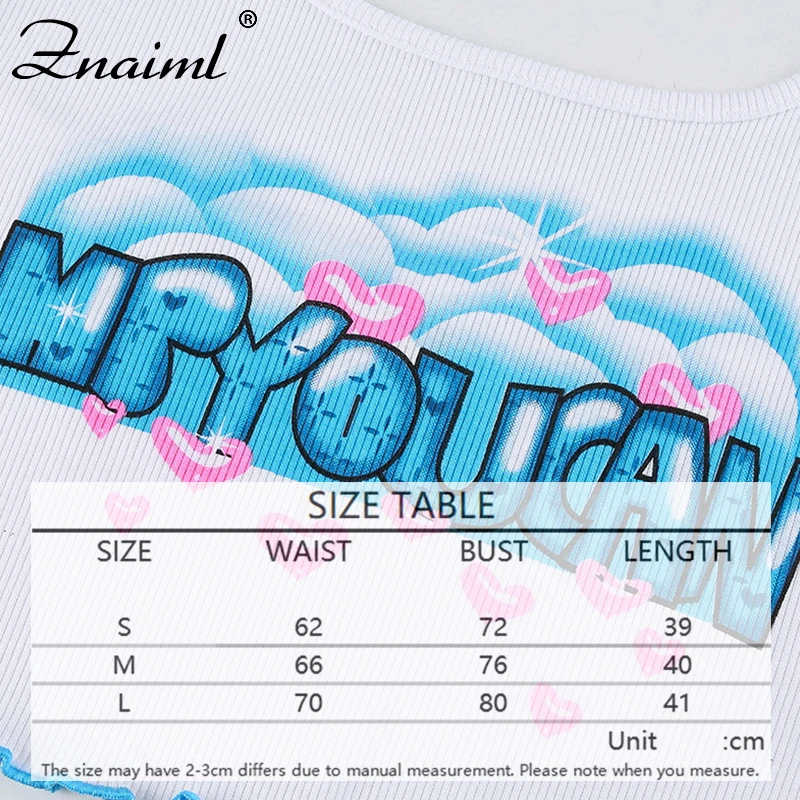 

Znaiml Fashion Letter Print Sleeveless Backless Halter Y2K Crop Top Sexy 2021 Summer Harajuku Women Casual Streetwear Tank Top