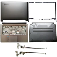 new for lenovo flex 2 14 laptop lcd back coverfront bezelhingespalmrestbottom case grey 5cb0f76786