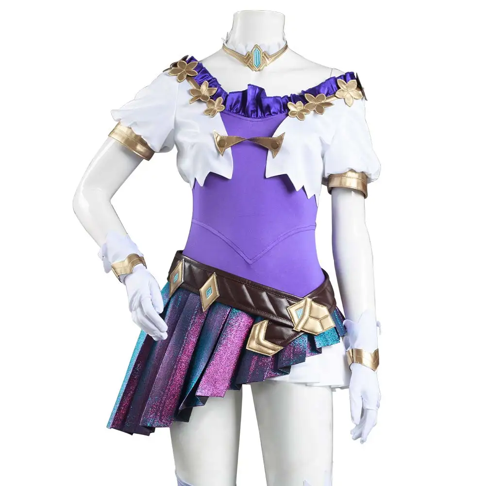 

Game LOL KDA Groups Seraphine Skin Cosplay Costume Women Dress Outfits Halloween Carnival Suit Girl Dress