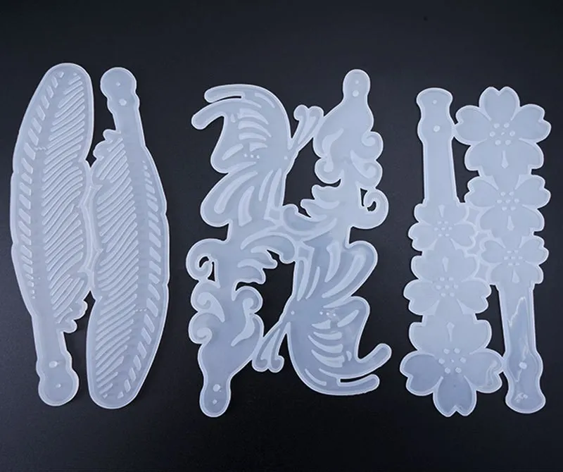 Силиконовая форма-Веер сделай сам для самостоятельного изготовления кулонов