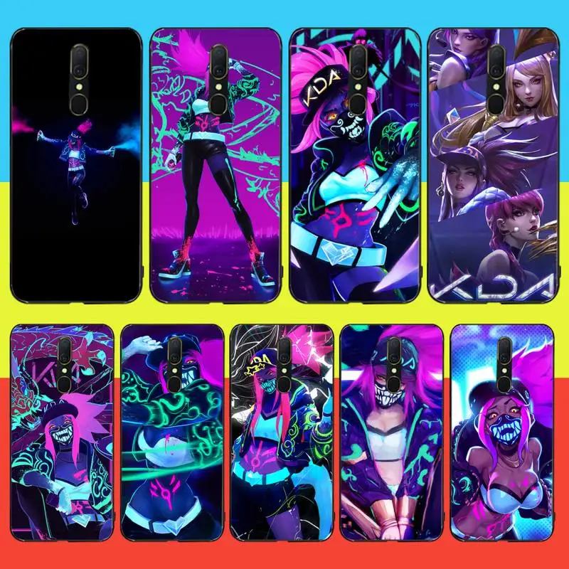

CUTEWANAN Korean pop girl group KDA Custom Photo Soft Phone Case For Oppo A5 A9 2020 Reno2 z Renoace 3pro Realme5Pro