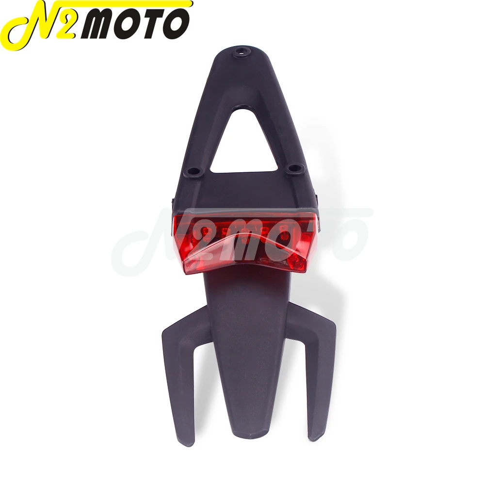 МОТОЦИКЛ ABS Красный Стоп светильник хвост для бездорожья Байк обычай заднее