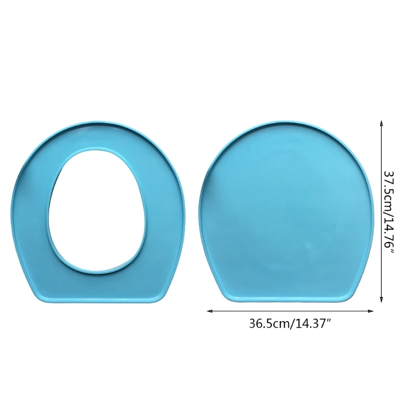 

13MC Toilet Cushion Cover Pad Epoxy Resin Mold Closestool Seat Mat Silicone Mould DIY Crafts Casting Tools