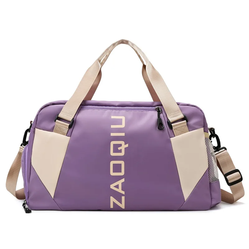 

2021 Fashion Women Cool Yoga New Travel Bag Ladies Handbag Large Sport Pack Multifunctional Luggage Shoulder Gym Bag with Letter
